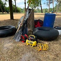 Ausstattung zum Floßbau